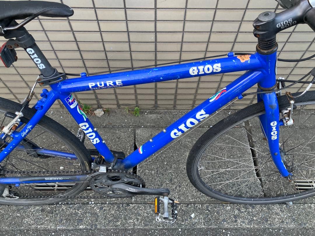 GIOS PURE FLAT ジオス ピュア フラット 前3×後8 ジオスブルー