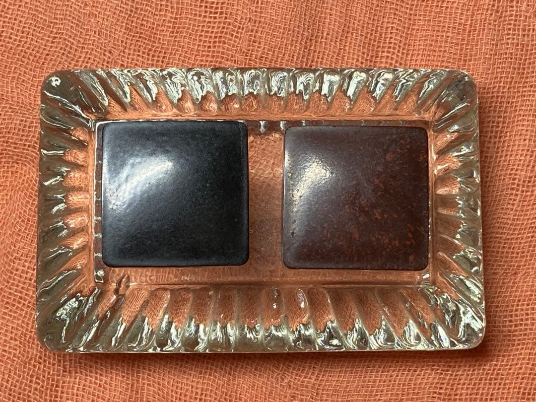 アンティーク　硝子製インク瓶