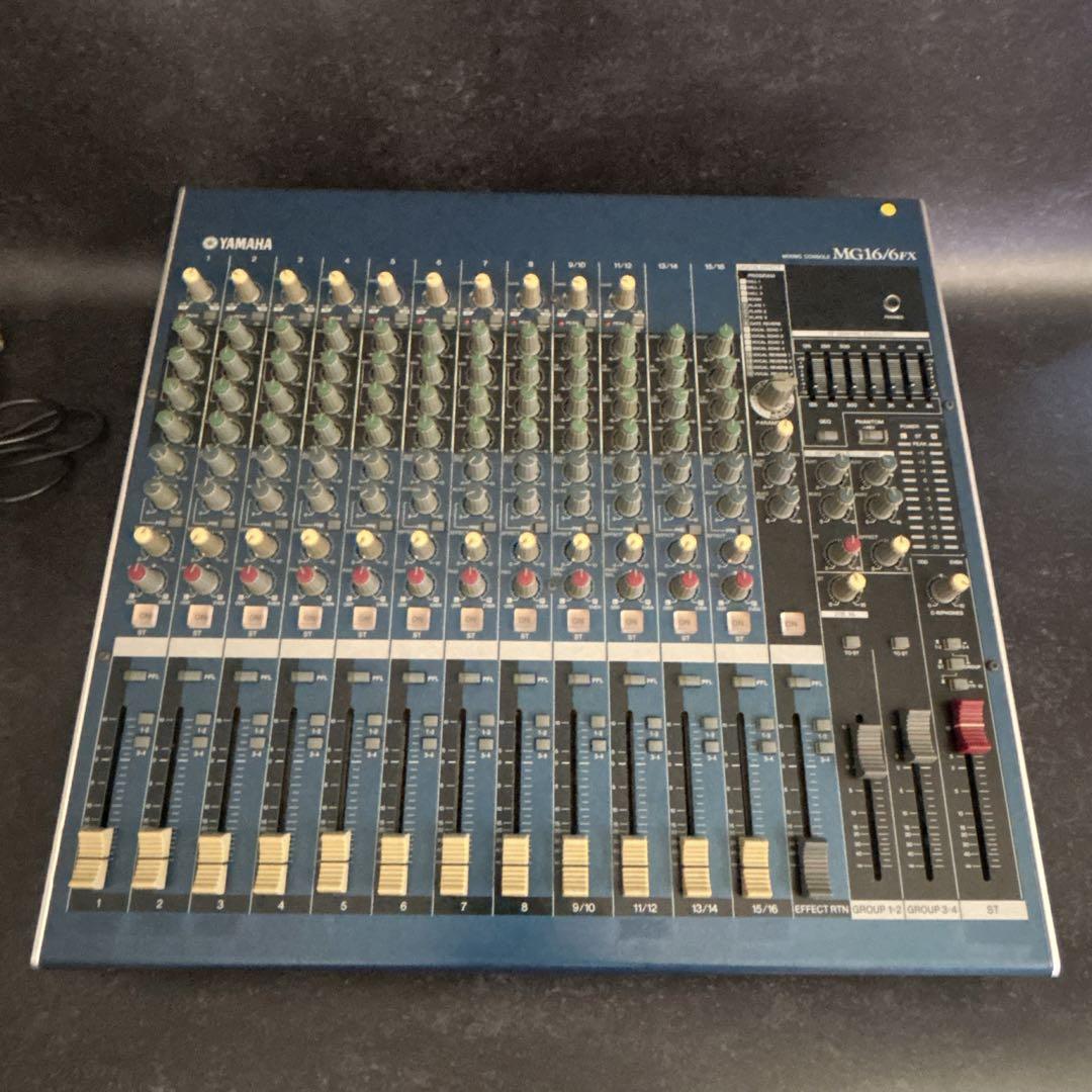 【美品】YAMAHA MG16/6FX アナログミキサー ミキシングコンソール