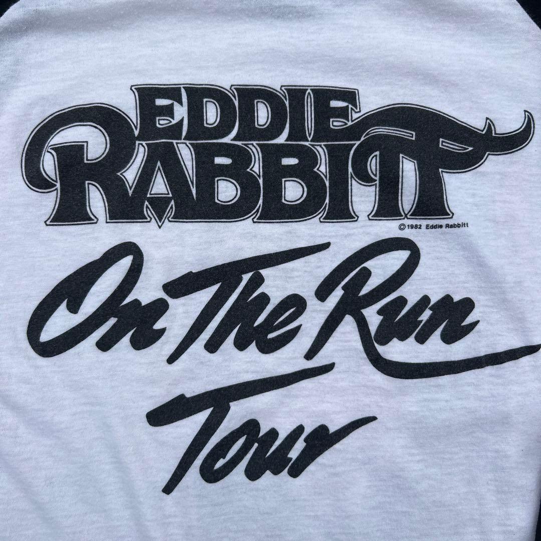80s USA製 EDDIE RABBITT Tシャツ バンT コピーライト
