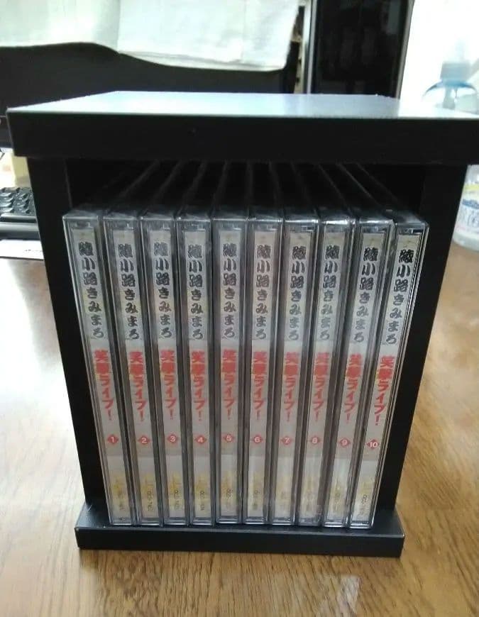 mJa5.綾小路きみまろの「笑撃ライブ！」CD10巻セット木箱ケース入り!未開封