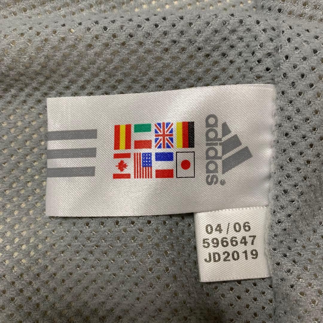 アディダス　ＬＬ　ウインドブレーカー　上下　セットアップ　ベージュ　サイドロゴ