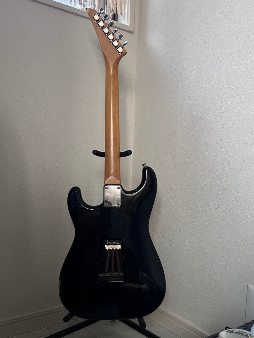 Greco エレキギター 黒 ストラトキャスタータイプ