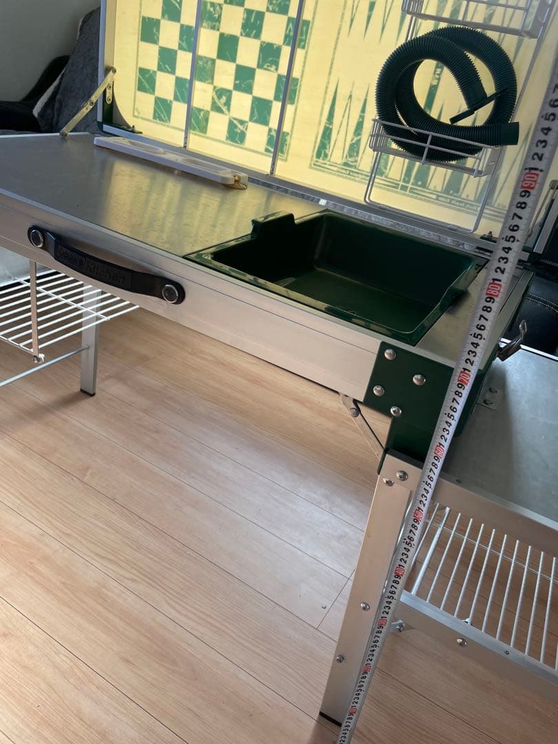 ヴィンテージコールマンキッチンテーブル　テーブルゲーム　収納袋あり