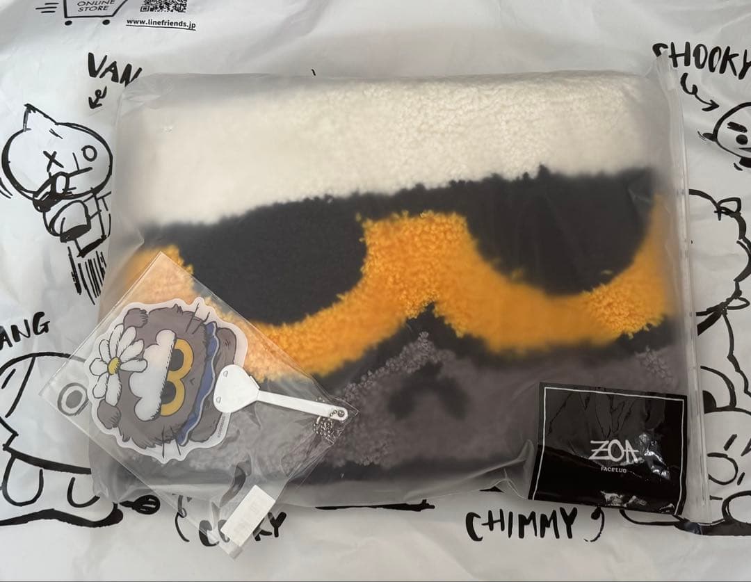 ZO&FRIENDS ポップアップ ZOAラグ ぬいぐるみキーリング 7点