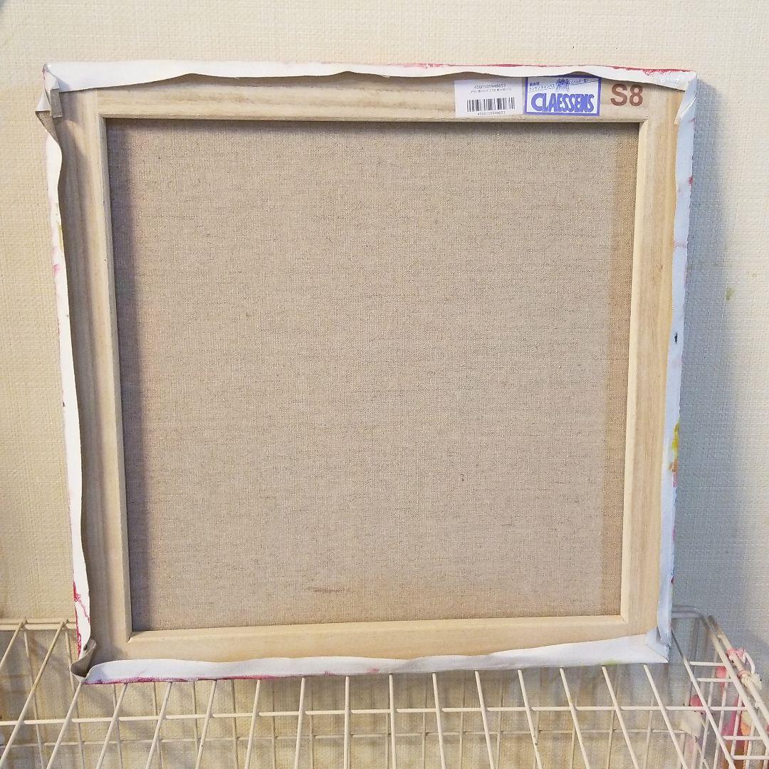 油絵　にゃんこ　にぎやかなテーブル