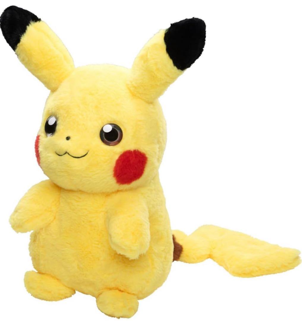 【新品未開封】タカラトミー おうちにポケモン ピカチュウ ぬいぐるみ 音声付