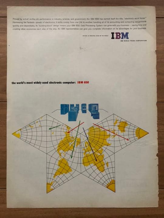 レイモン・サヴィニャック　mobil oil  広告　1958年　ヴィンテージ