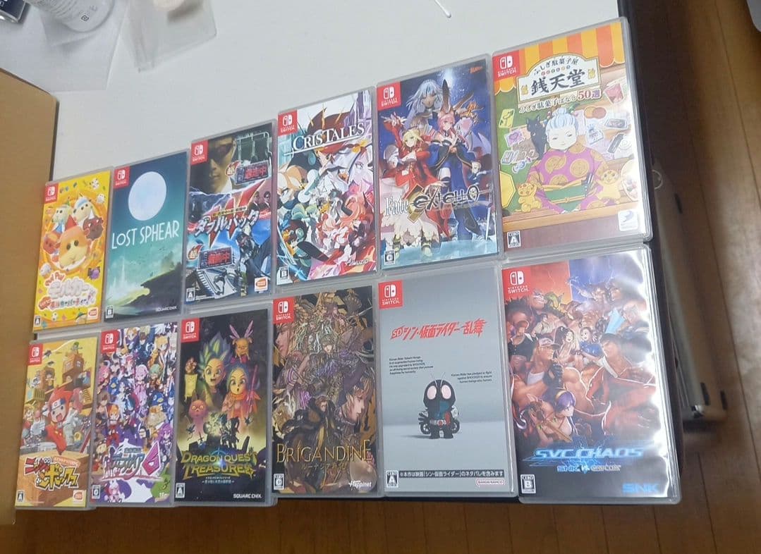 Switch　ソフト新品未開封12本、中古62本　合計74本セットまとめ売り