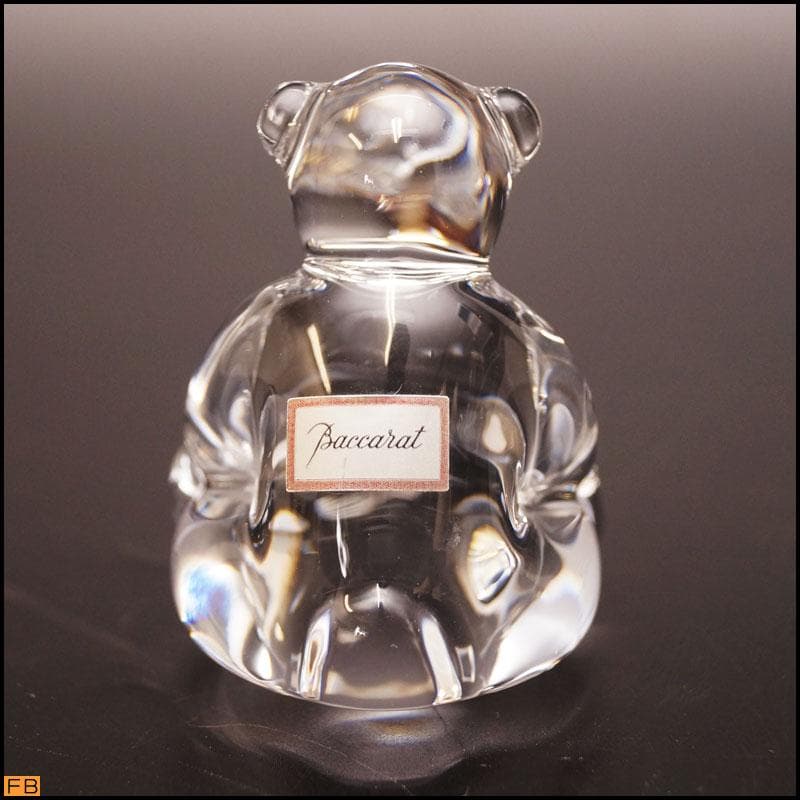 バカラ フィギュリン ベアー クリスタルアニマルズ Baccarat