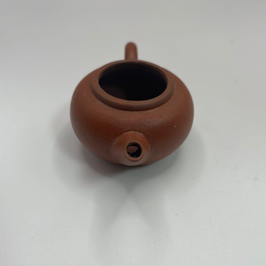【未使用】煎茶道具 中國宜興 中国宜興 朱泥急須 茶釜 茶道具 唐物 ミニチュア