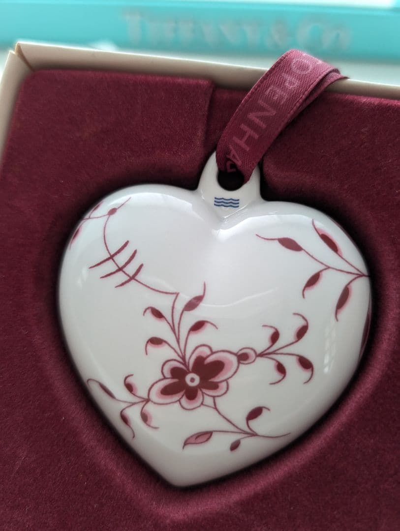 ロイヤルコペンハーゲン オーナメント アニュアルハート パープルローズ