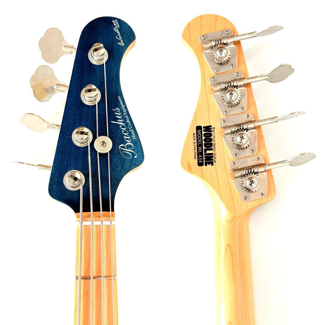 【美品】Bacchus WL-434 MAHO R BLU OIL バッカス