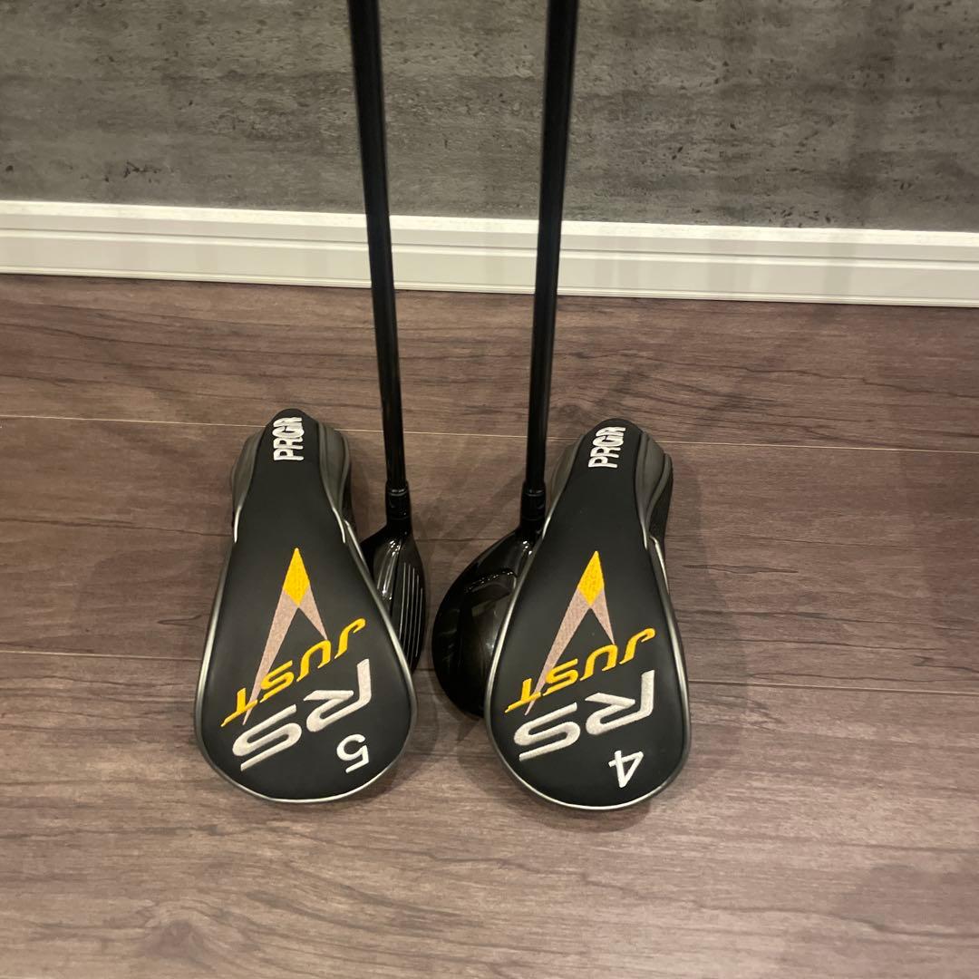 プロギアRS JUST#4#5ユーティリティクラブ 2本セット　カバー付
