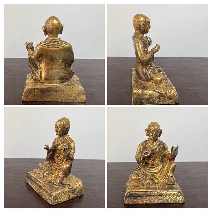 仏教美術•鍍金仏•古銅　H0-00