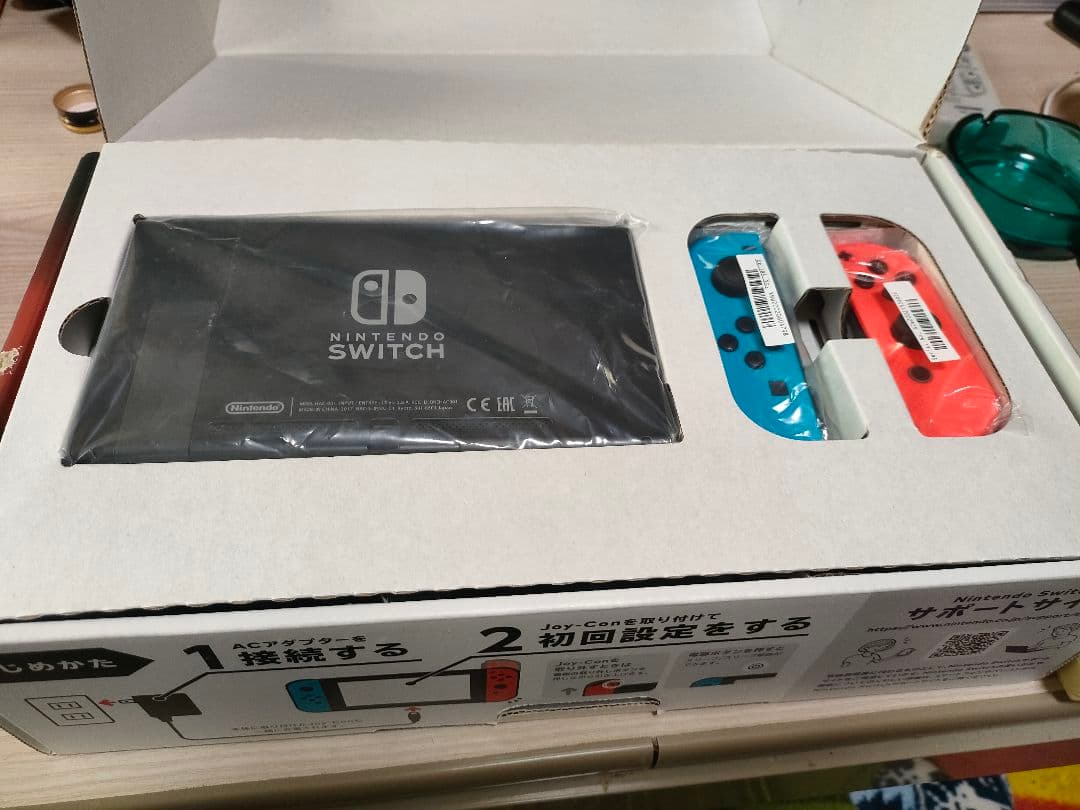 F*u様 Nintendo Switch 本体 ネオンブルー Joy-Con