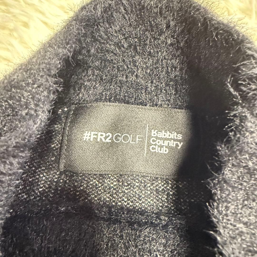 【fr2ゴルフ】極美品 ワンピース モコモコ 冬用 ブラック S レディース