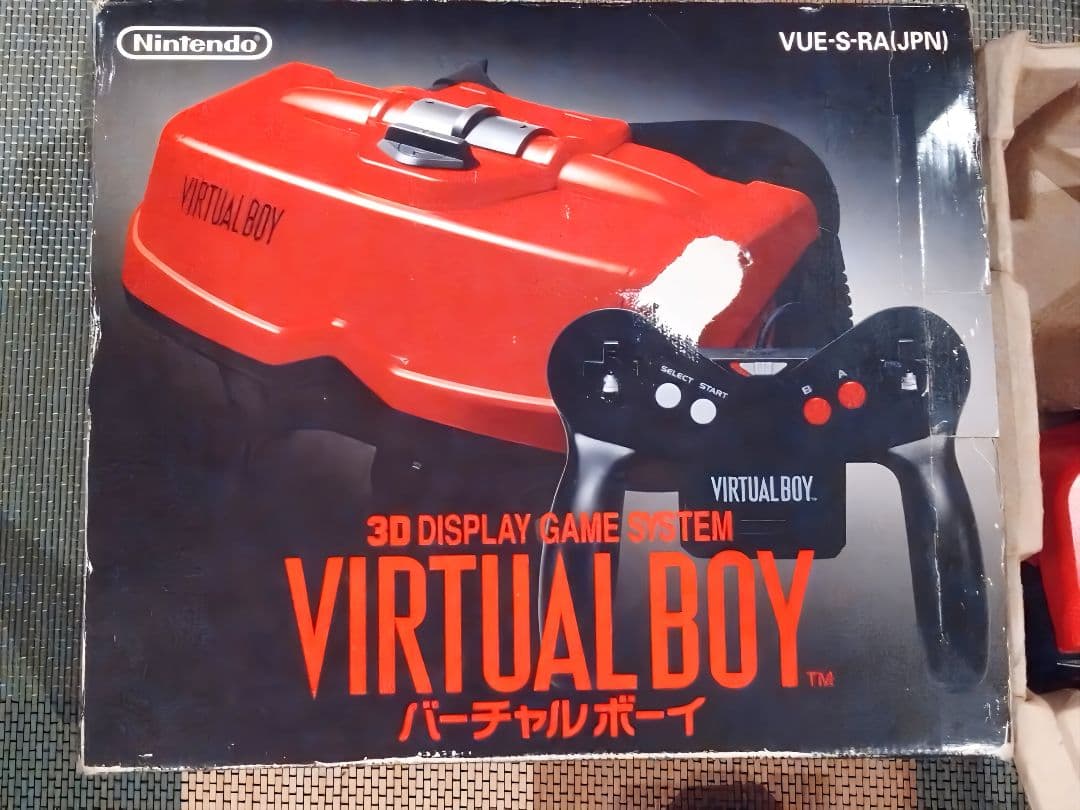 Nintendo Virtual Boy 箱説付き　動作確認済み