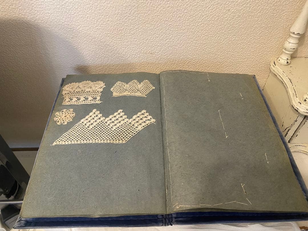 フランスアンティーク　レースサンプルブック