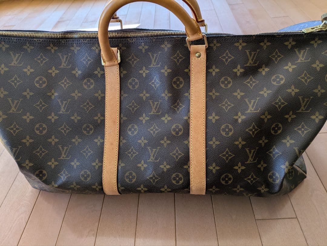 正規品 ルイ・ヴィトン ボストンバッグ ショルダー付 キーポル60