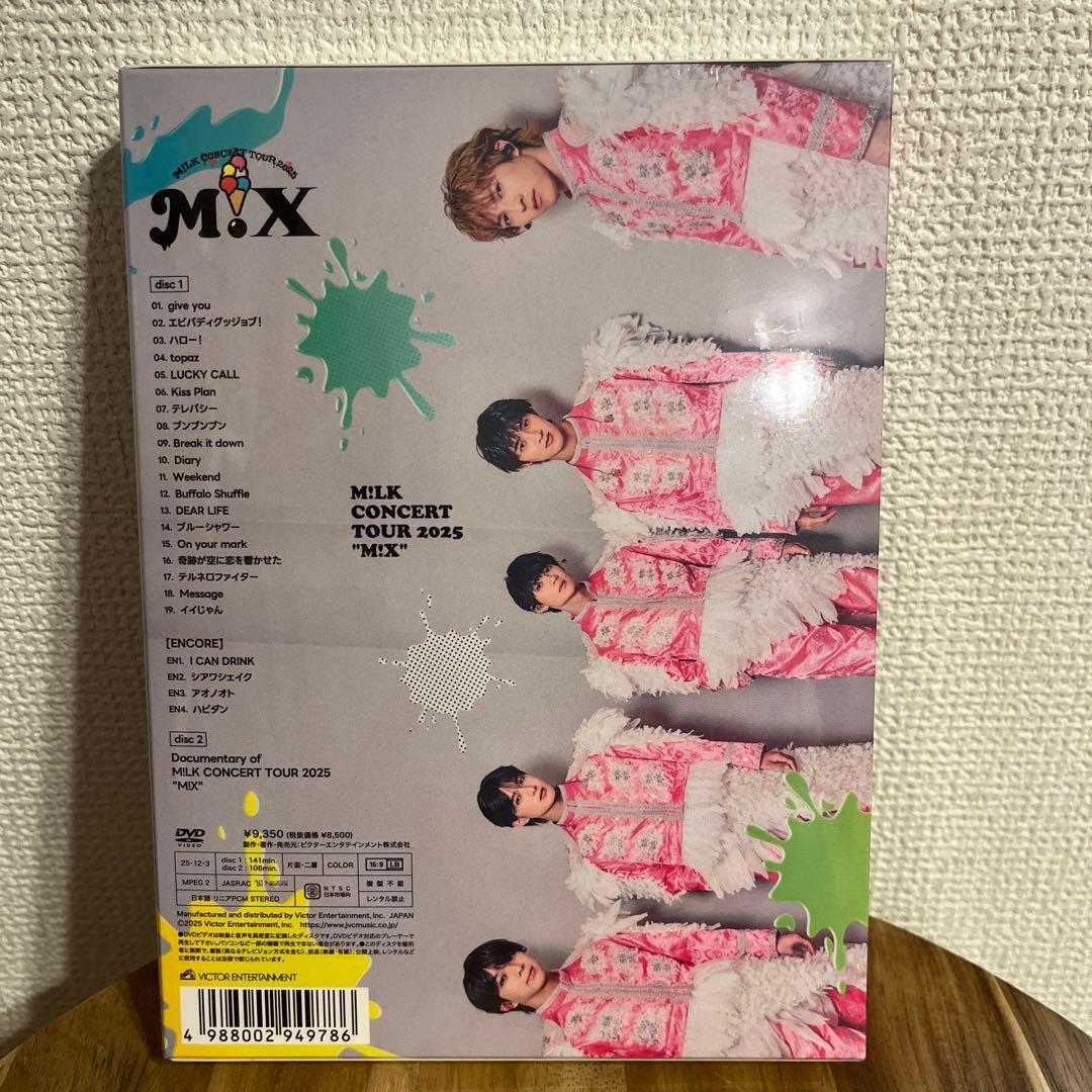 M!LK M!X 初回限定盤 2DVD+photobook
