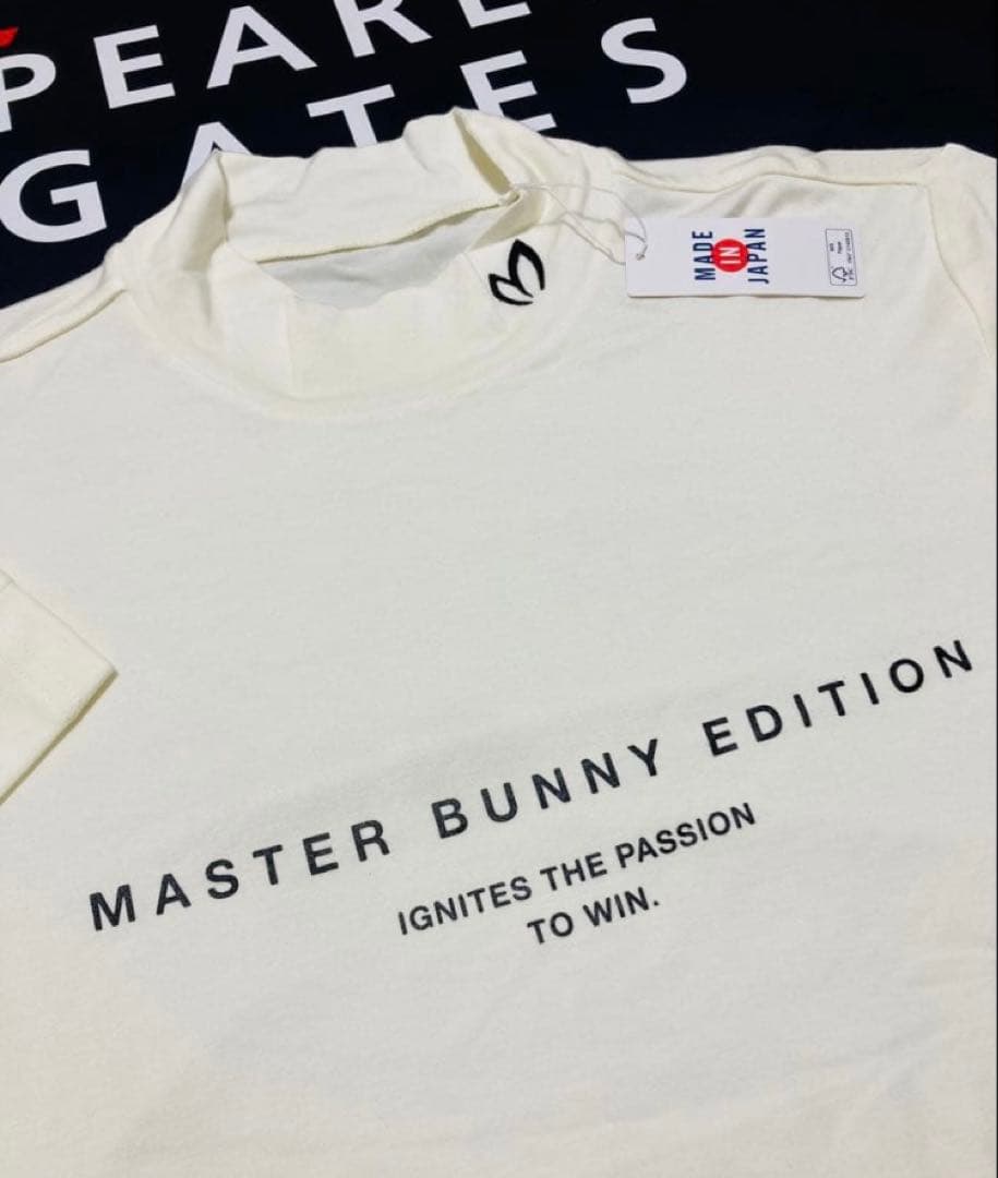 新品 パーリーゲイツ マスターバニー デュアルウォームベア天カットソー6LL白
