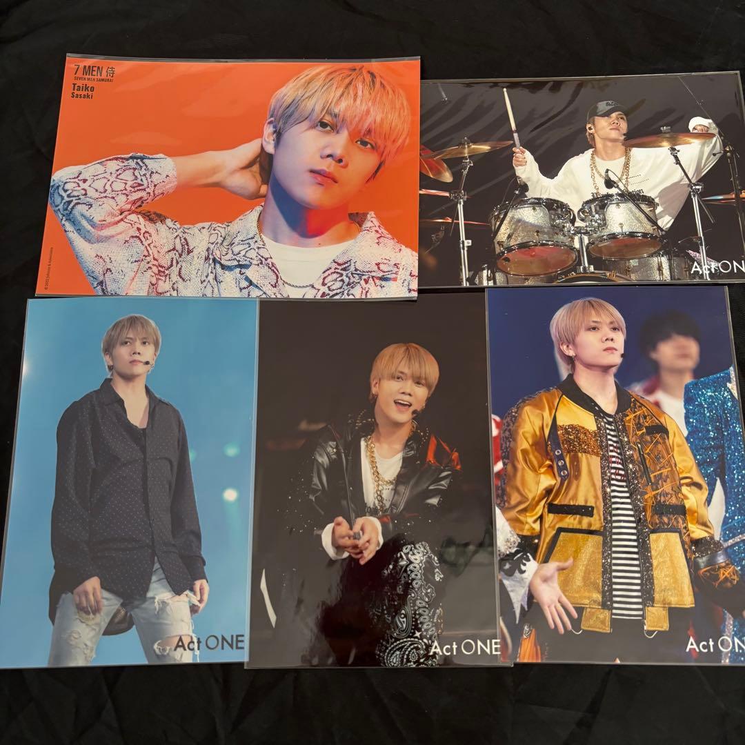 画像7枚 佐々木大光 セット（アクリルスタンド・フォトカード・缶バッジ）