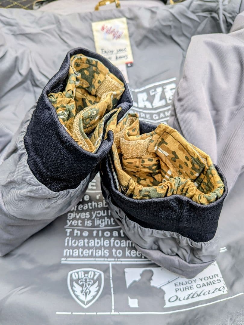 ダイワ DAIWA OUTBLAZE Lサイズ 迷彩防寒防水 フィッシングスーツ