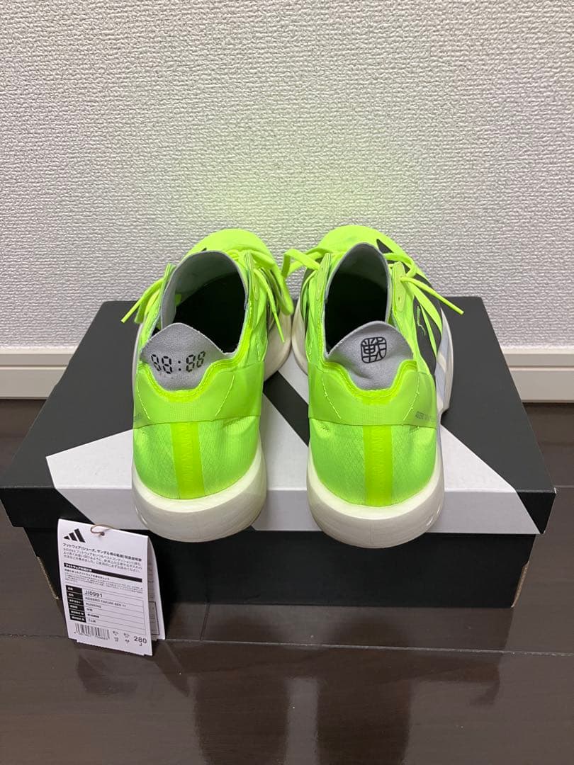 【adidas】アディゼロ タクミセン11 蛍光イエロー 28.0