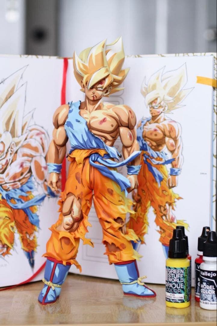 ビ*フ様 ドラゴンボール 伝説の超サイヤ人 孫悟空 リペイント SMSP