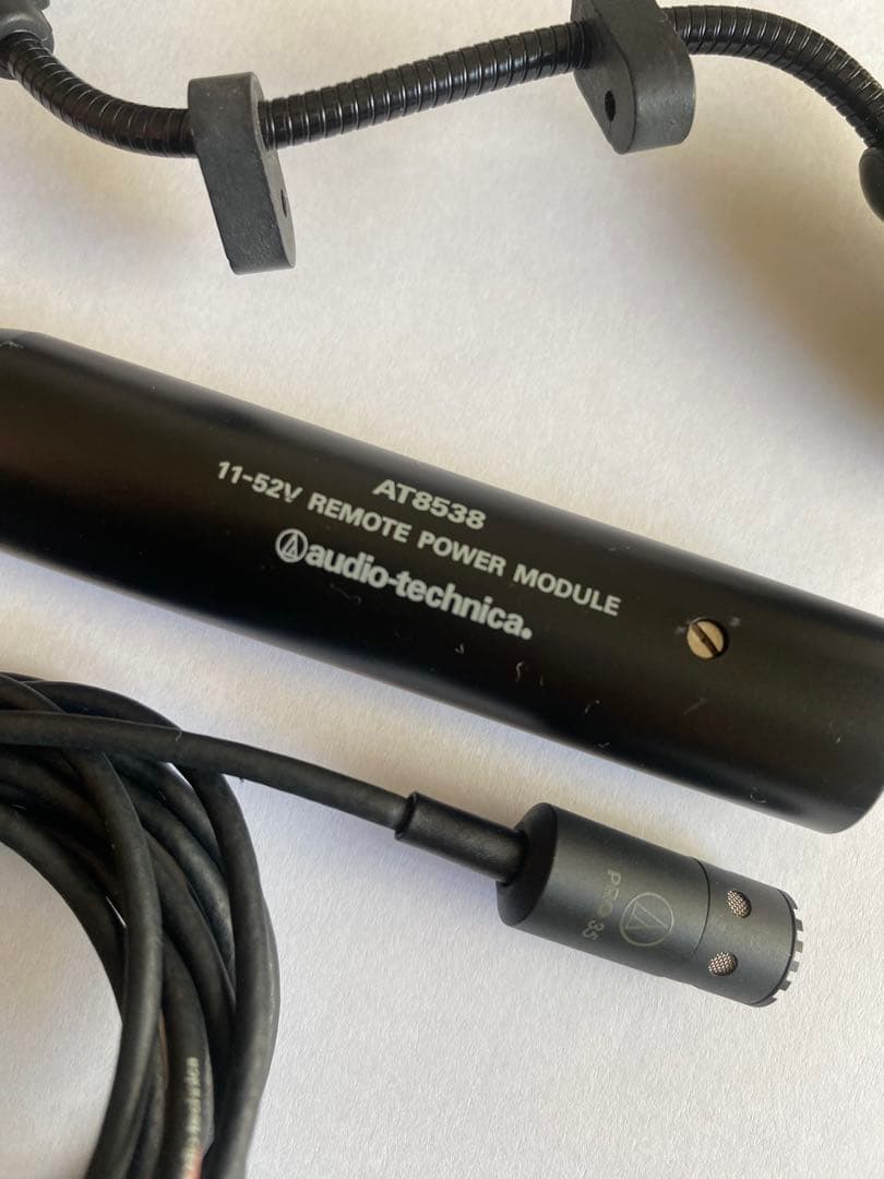 audio-technica 小型マイク AT8533 パワーモジュール 楽器用