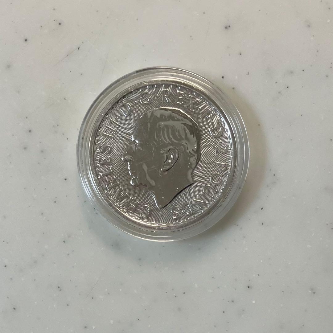 2023 ブリタニア 1オンス 銀貨 チャールズ 3 世 英国 新国王 新品