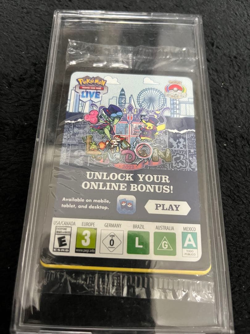 ポケモンカード2022WCSロンドン　参加者プロモチャンピオンズフェスティバル