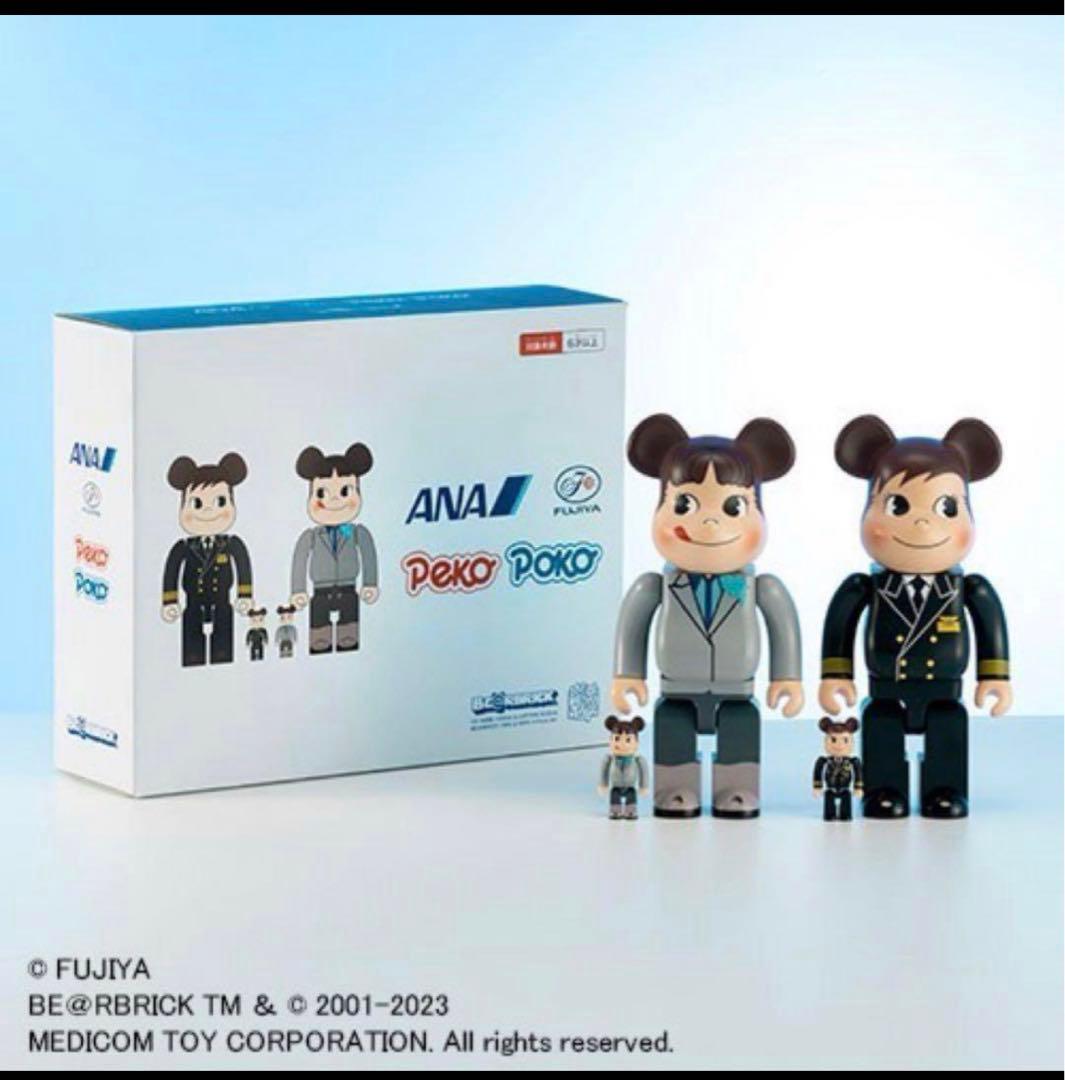 BE＠RBRICK ANA ポコちゃん ペコちゃん 100% 400%セット