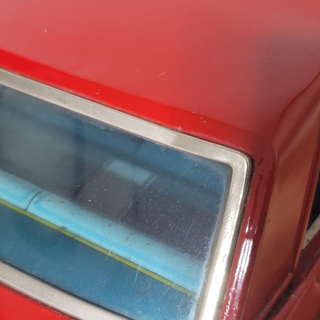 野村トーイ ブリキ 特大キャデラック赤 65cm