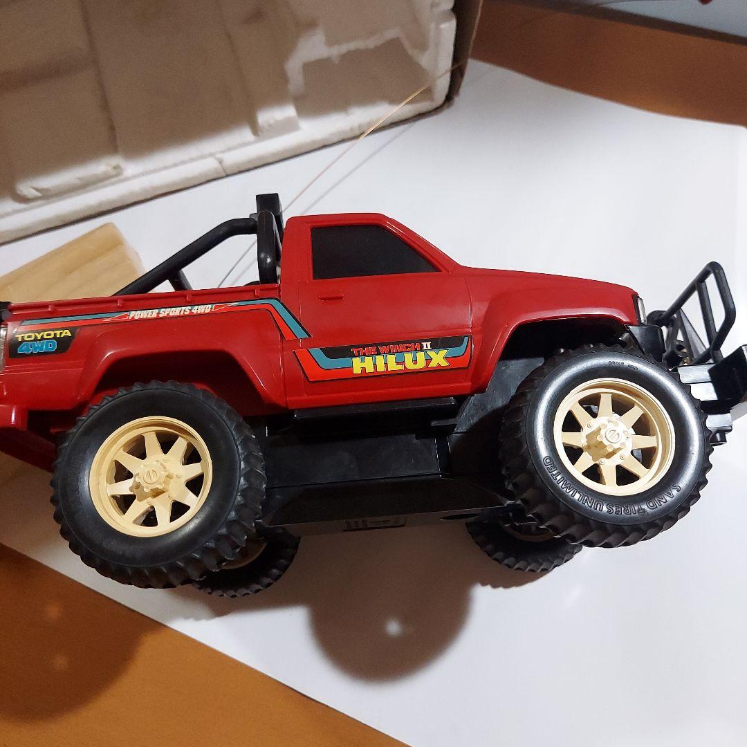 マツシロ　ザ、ウインチ　トヨタハイラックス4WDラジコン昭和レトロ