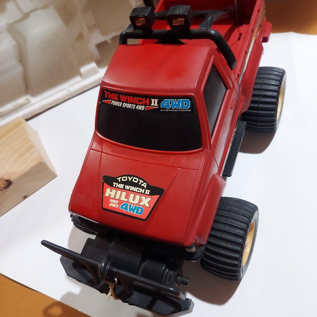 マツシロ　ザ、ウインチ　トヨタハイラックス4WDラジコン昭和レトロ