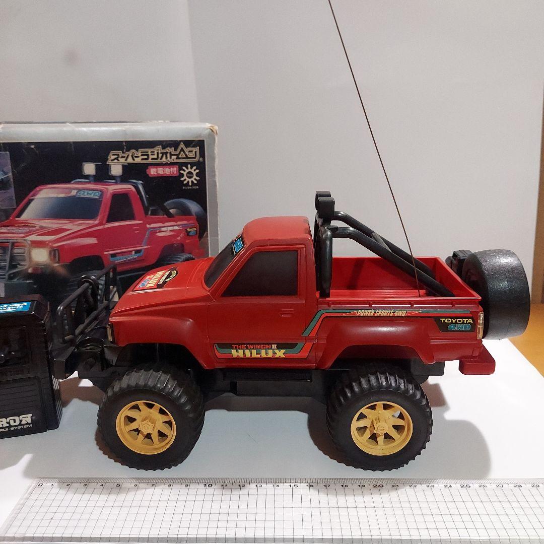 マツシロ　ザ、ウインチ　トヨタハイラックス4WDラジコン昭和レトロ