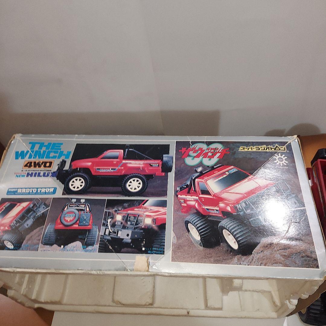 マツシロ　ザ、ウインチ　トヨタハイラックス4WDラジコン昭和レトロ