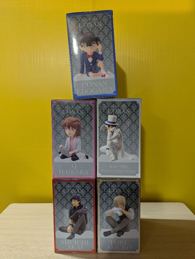 ちょこのせプレミアムフィギュア 名探偵コナン５種まとめ売り