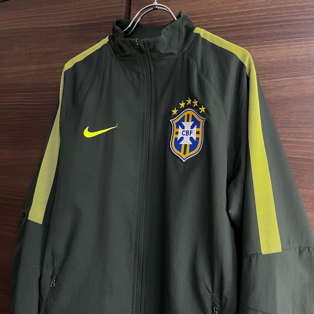 NIKE ナイキ ブラジル代表 トレーニングウェア セットアップ 上下 M 緑