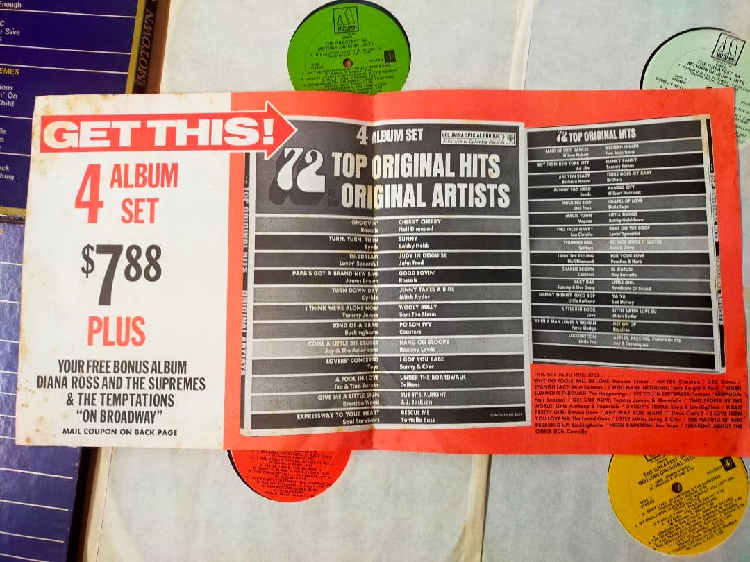 4LP 64 モータウン ヒッツ (ジャクソン5 他多数)
