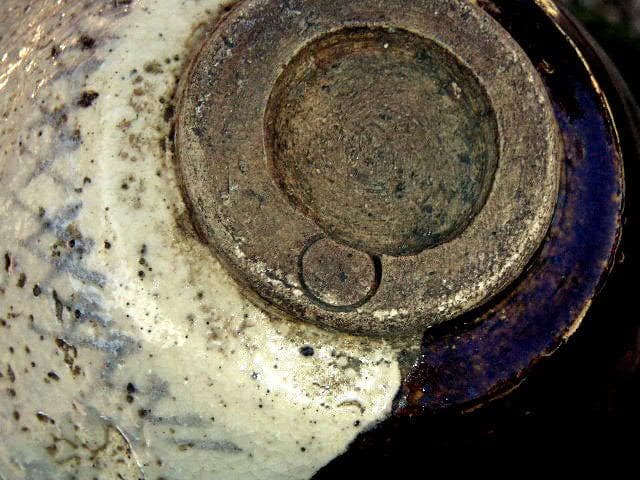 ♥志野織部　茶碗　在印　桐箱付き　志野　織部　骨董品