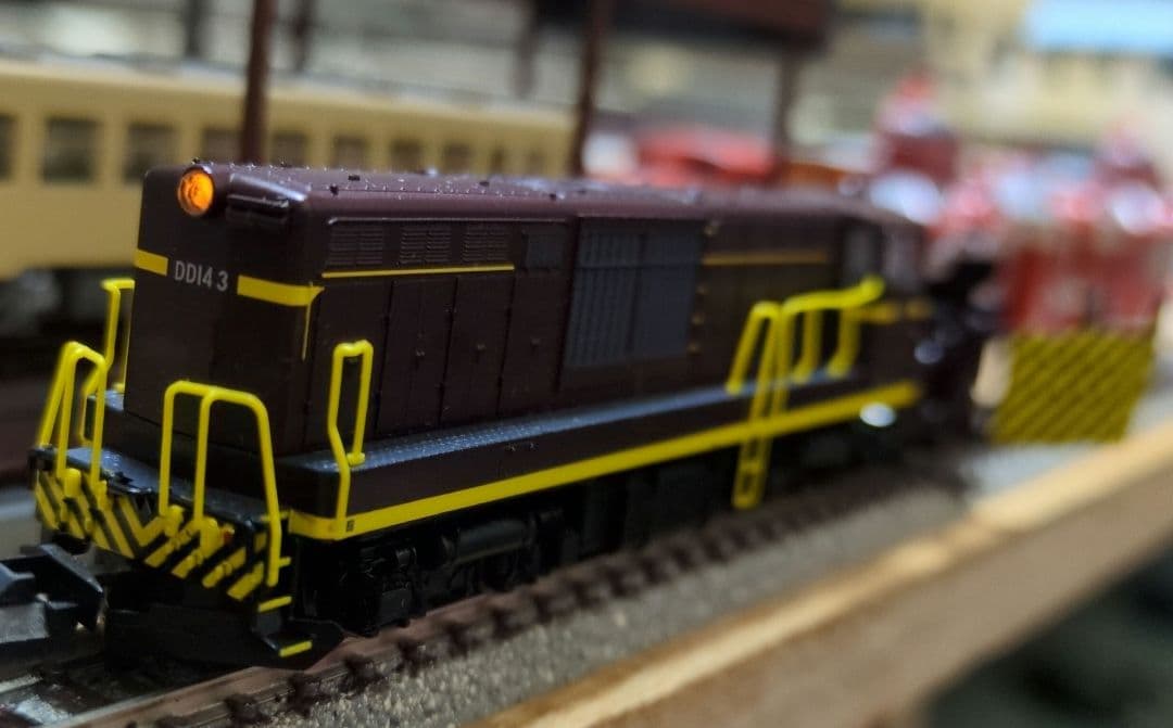 鉄道模型 国鉄DD14 3 茶色 除雪機関車