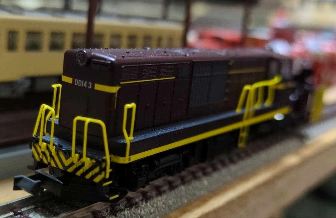 鉄道模型 国鉄DD14 3 茶色 除雪機関車