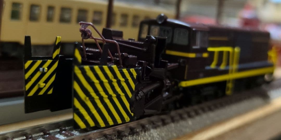 鉄道模型 国鉄DD14 3 茶色 除雪機関車