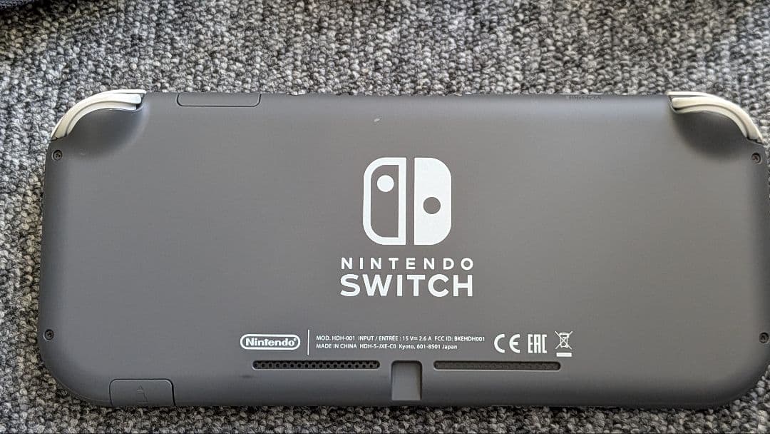 Nintendo Switch Lite グレー 本体中古品（電池交換済）