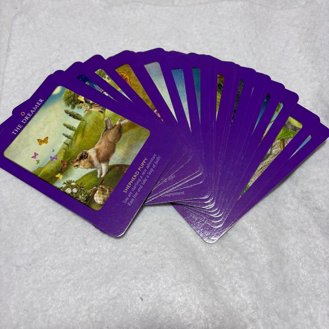 【美品】アニマルタロットカード 日本語版説明書付　ドリーン バーチュー 帯付き