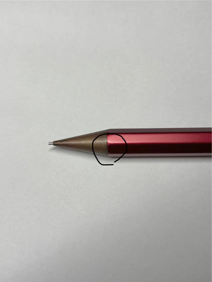 文*け様 カヴェコスペシャルレッド　0.7mm シャープペンシル　シャーペン