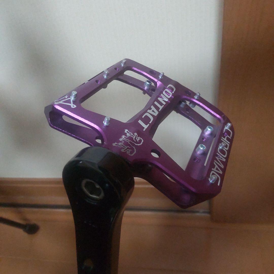 CHROMAG CONTACT フラットペダル パープル　MTB　クロマグ